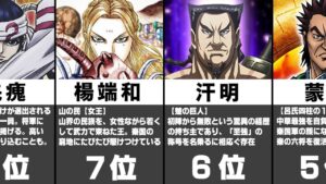 【最強】一番強いのは誰?キングダム強さランキング【キングダム/Kingdom】