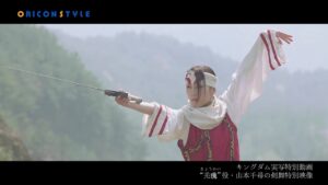 キングダム実写特別動画、「全力剣舞の彼女は誰?」で話題の山本千尋。美しすぎる剣舞特別映像公開