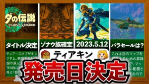 【ティアーズオブザキングダム】ブレワイ続編の発売日・正式タイトルが決定!発表された新情報についてガッツリ考察します!