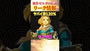 ゼルダの伝説ティアーズオブザキングダム リークがヤバイ!? #ブレワイ #ティアキン #shorts #可愛くてごめん