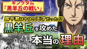 【キングダム解説/考察】#17 誰も知らない豆知識(昌平君が黒羊丘を攻めた本当の理由)※アニメ5期
